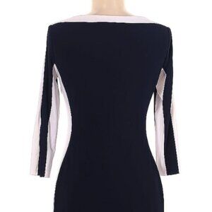Lauren Ralph Lauren Navy and White Cocktail Dress Size 22